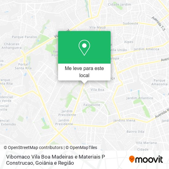 Vibomaco Vila Boa Madeiras e Materiais P Construcao mapa