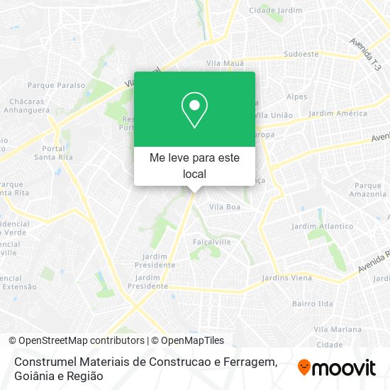 Construmel Materiais de Construcao e Ferragem mapa