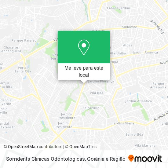 Sorridents Clinicas Odontologicas mapa