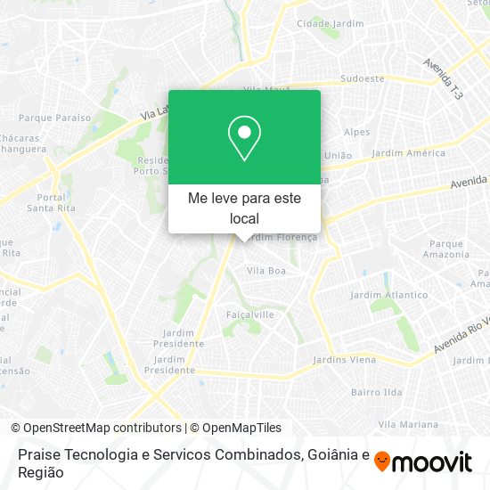 Praise Tecnologia e Servicos Combinados mapa