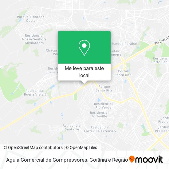 Aguia Comercial de Compressores mapa