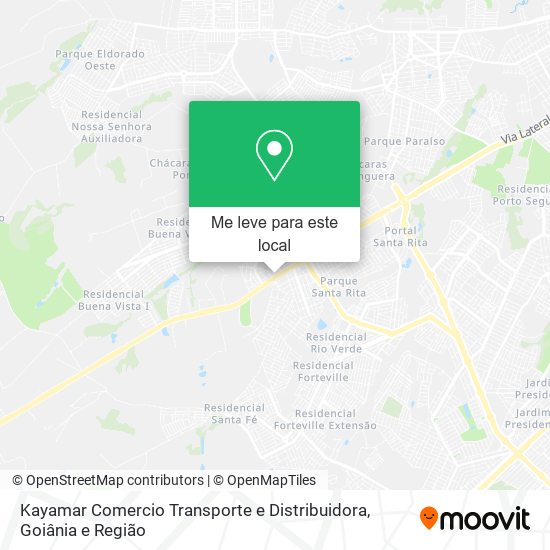 Kayamar Comercio Transporte e Distribuidora mapa