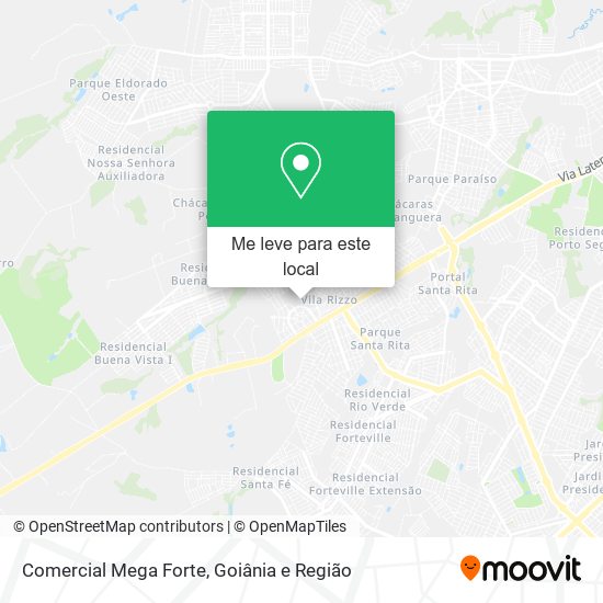 Comercial Mega Forte mapa