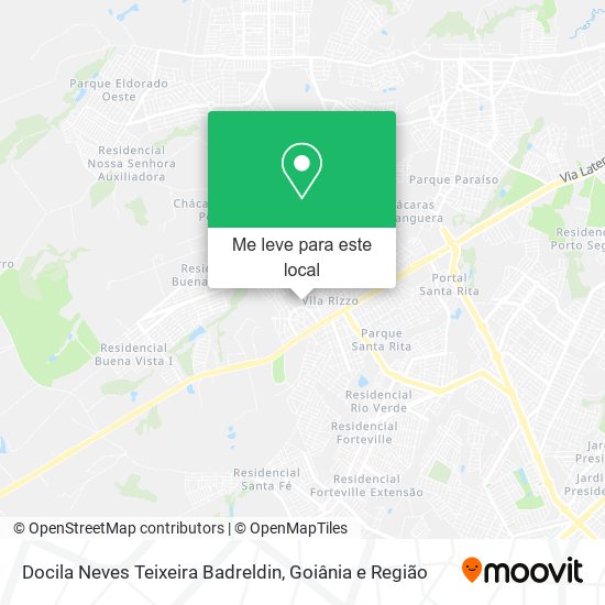 Docila Neves Teixeira Badreldin mapa