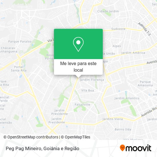Peg Pag Mineiro mapa