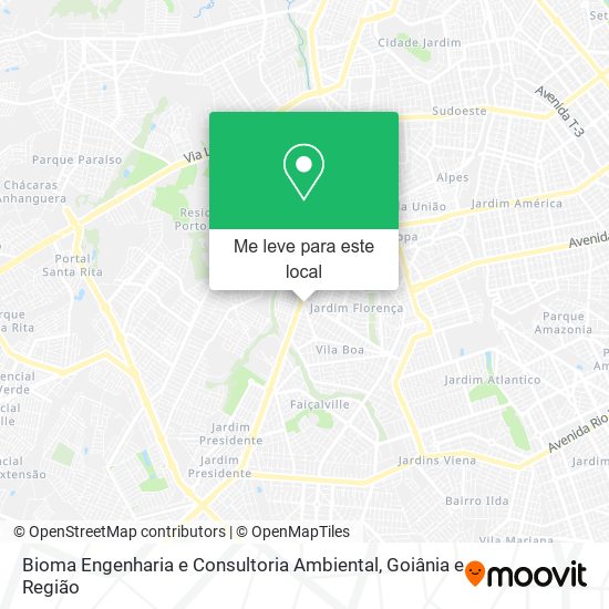 Bioma Engenharia e Consultoria Ambiental mapa