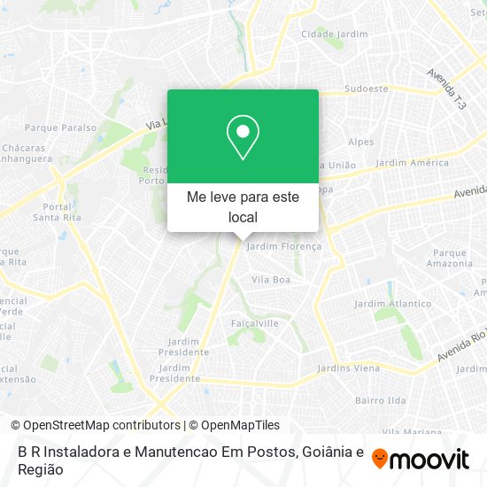 B R Instaladora e Manutencao Em Postos mapa