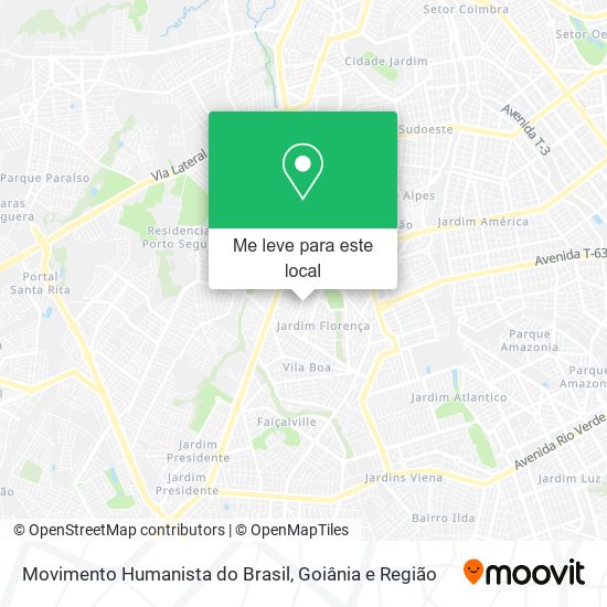 Movimento Humanista do Brasil mapa