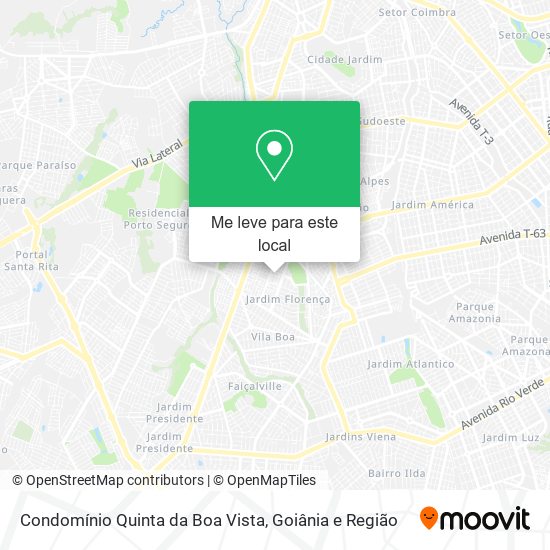 Condomínio Quinta da Boa Vista mapa