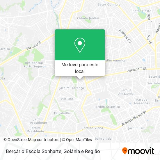 Berçário Escola Sonharte mapa