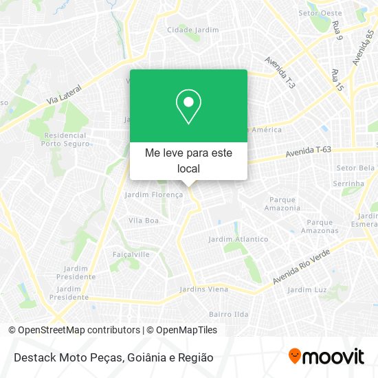 Destack Moto Peças mapa