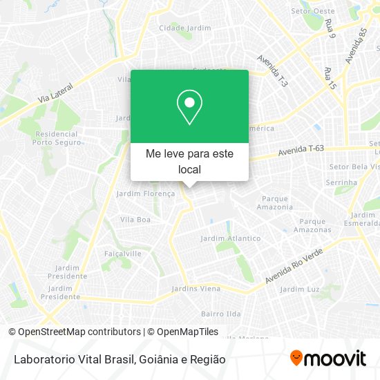 Laboratorio Vital Brasil mapa