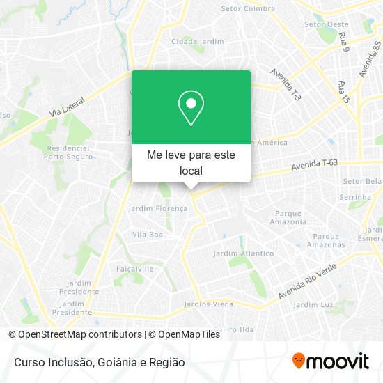 Curso Inclusão mapa