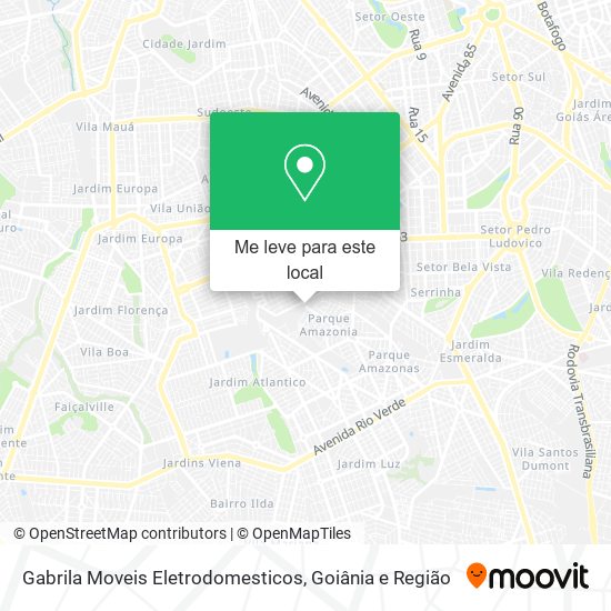 Gabrila Moveis Eletrodomesticos mapa