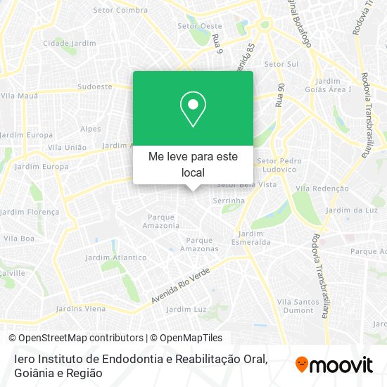 Iero Instituto de Endodontia e Reabilitação Oral mapa