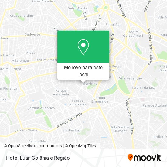 Hotel Luar mapa