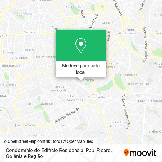 Condomínio do Edifício Residencial Paul Ricard mapa