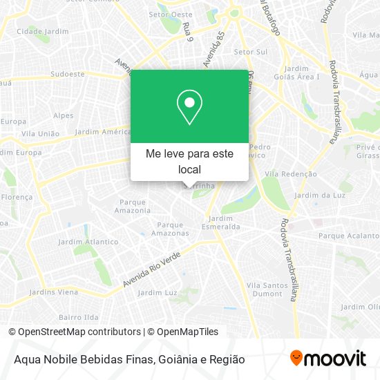 Aqua Nobile Bebidas Finas mapa