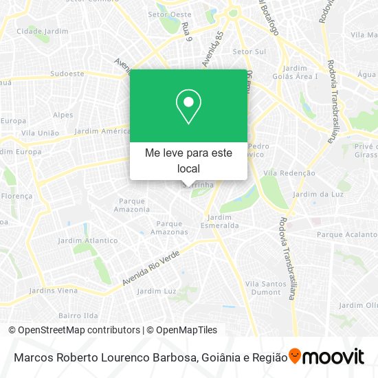 Marcos Roberto Lourenco Barbosa mapa