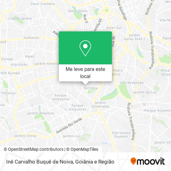 Inê Carvalho Buquê de Noiva mapa