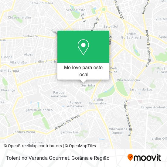 Tolentino Varanda Gourmet mapa