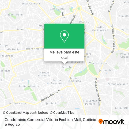 Condominio Comercial Vitoria Fashion Mall mapa