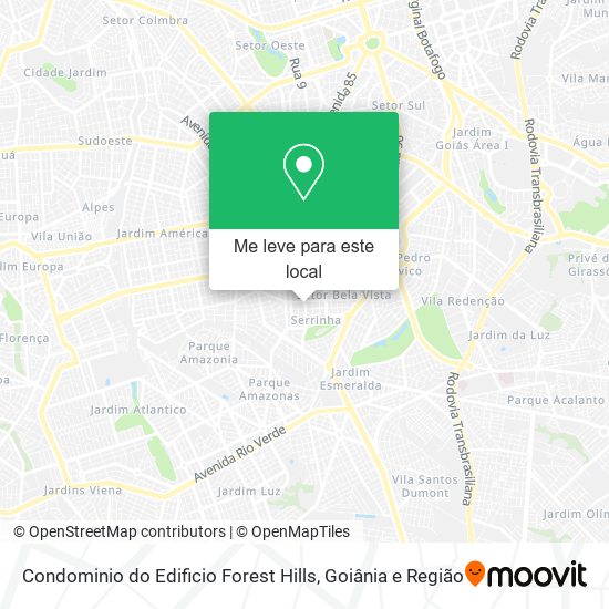 Condominio do Edificio Forest Hills mapa