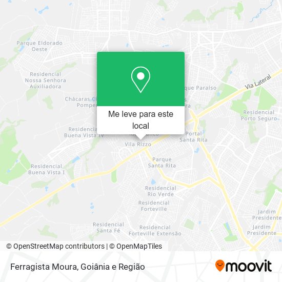 Ferragista Moura mapa