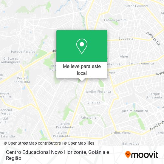 Centro Educacional Novo Horizonte mapa