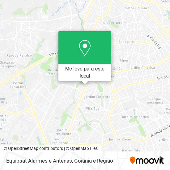 Equipsat Alarmes e Antenas mapa