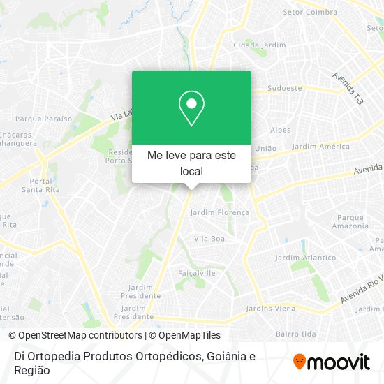 Di Ortopedia Produtos Ortopédicos mapa