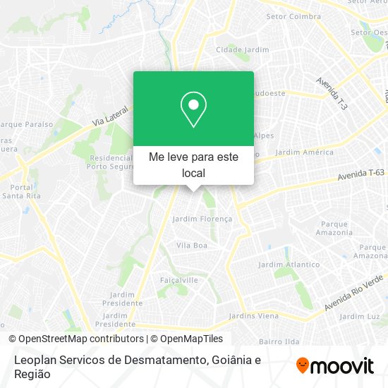 Leoplan Servicos de Desmatamento mapa