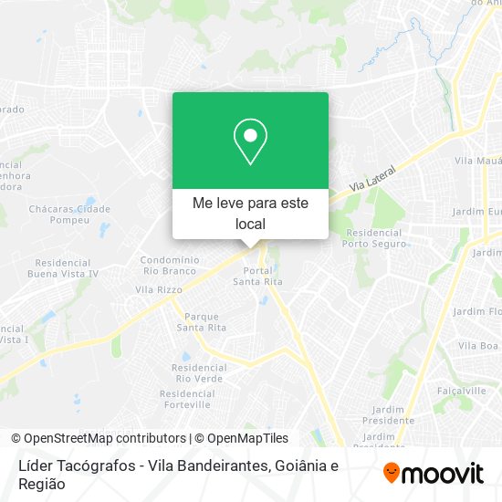 Líder Tacógrafos - Vila Bandeirantes mapa