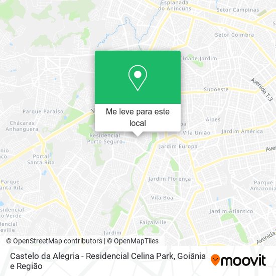 Castelo da Alegria - Residencial Celina Park mapa