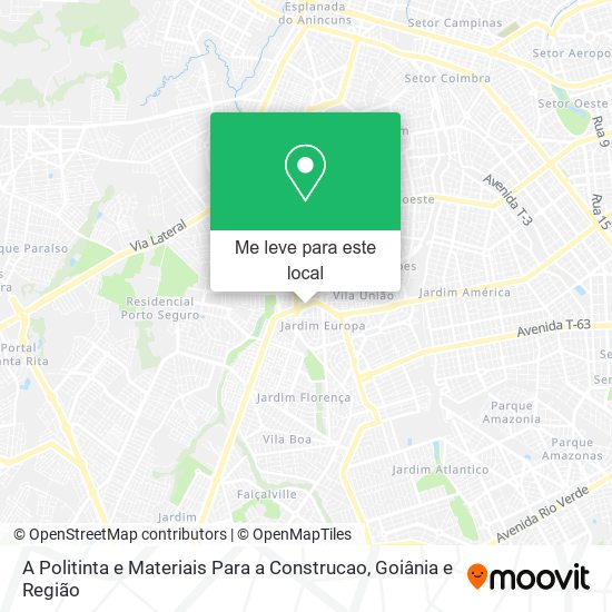 A Politinta e Materiais Para a Construcao mapa