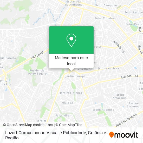 Luzart Comunicacao Visual e Publicidade mapa