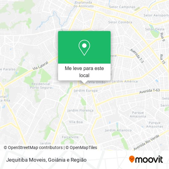 Jequitiba Moveis mapa