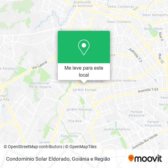 Condomínio Solar Eldorado mapa