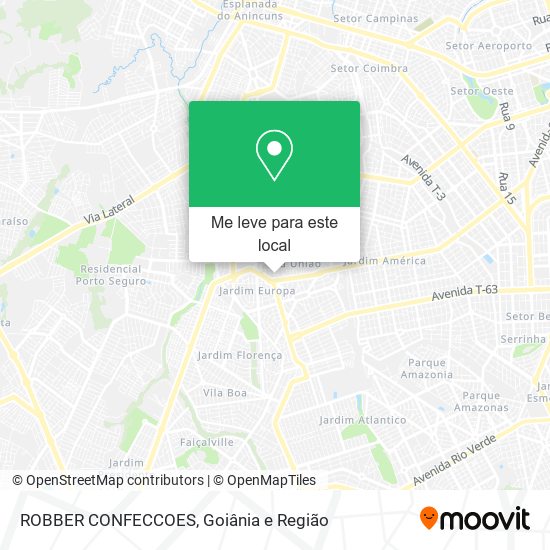 ROBBER CONFECCOES mapa