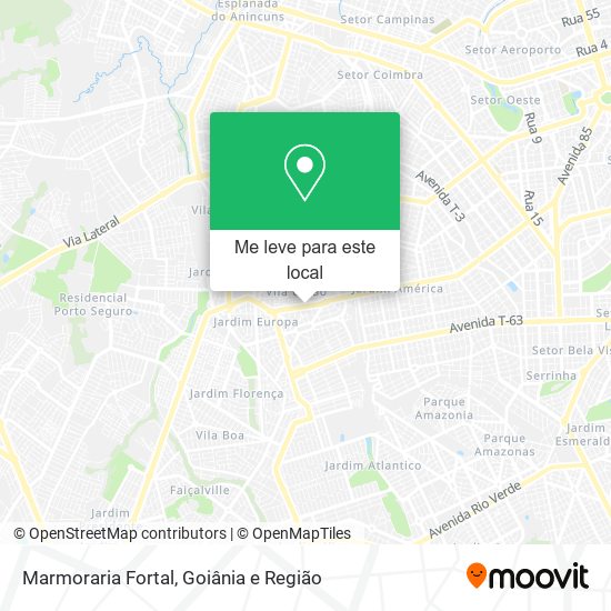 Marmoraria Fortal mapa