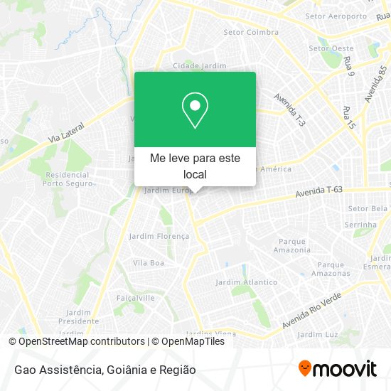 Gao Assistência mapa