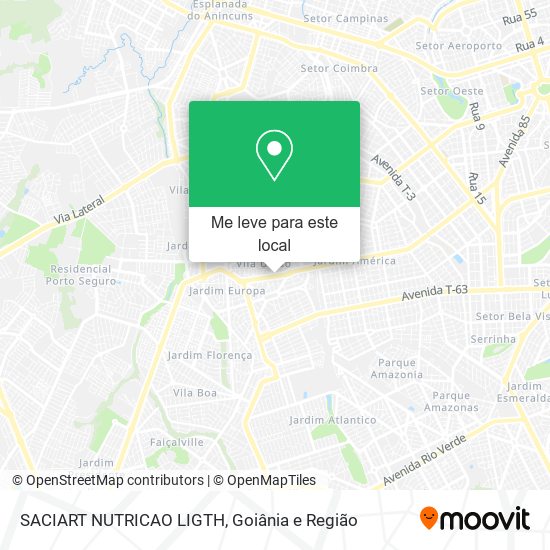 SACIART NUTRICAO LIGTH mapa