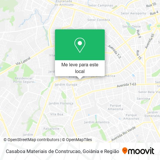 Casaboa Materiais de Construcao mapa