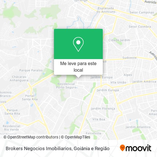 Brokers Negocios Imobiliarios mapa