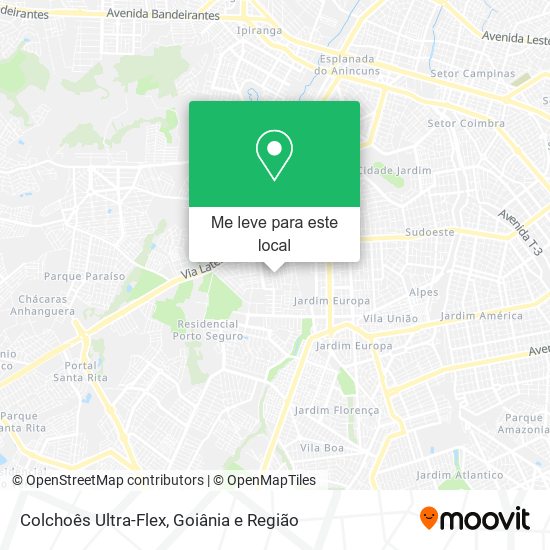 Colchoês Ultra-Flex mapa