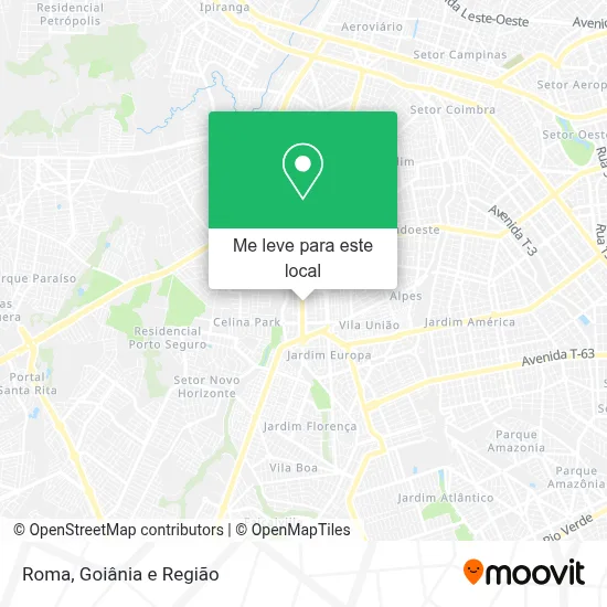 Roma mapa