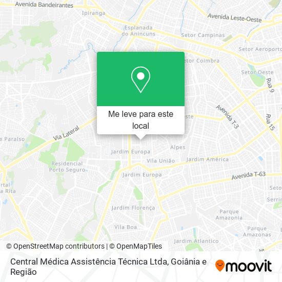 Central Médica Assistência Técnica Ltda mapa