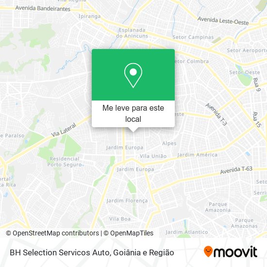 BH Selection Servicos Auto mapa