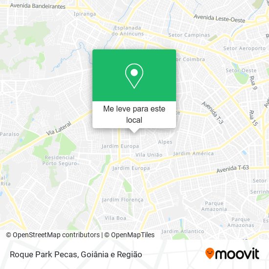 Roque Park Pecas mapa