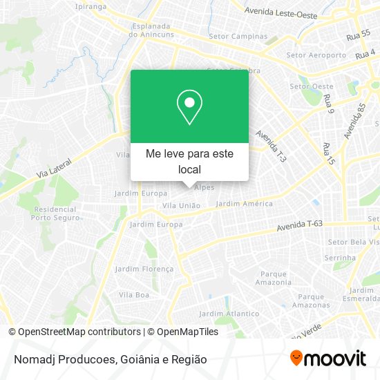 Nomadj Producoes mapa